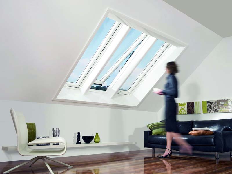 Licht und frische Luft durch neue Dachfenster